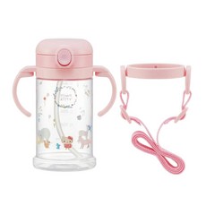 Skater 雙手柄一觸式吸管水壺, Hello Kitty, 1個, 370ml