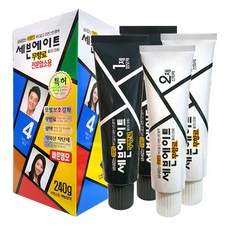 SEVEN EIGHT 無香染膏(1st 120gx2+2nd 120gx2)染髮劑通用染髮劑, 7號天然深棕色, 1套