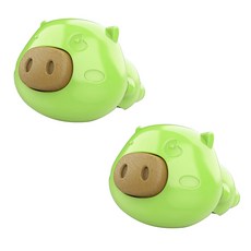 Block Mart 寵物豬豬沐浴幫手玩具, 綠色, 2個