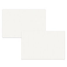 矽膠素色方形餐墊 2入, 半透明, 400 x 268mm, 2個