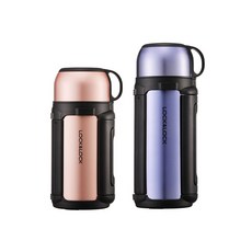 LocknLock 樂扣樂扣 New Giant系列保溫瓶 1.2L+1.5L組, 混色