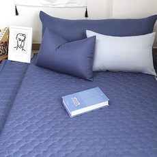 日常基本款素色絎縫睡墊套, Royal blue