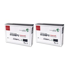 LINEPLUS 酚醛油性魔術方尖, 黑色的, 24個