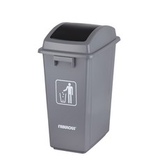 FABULOUS 多功能搖蓋式垃圾桶 40L, 混色, 1個