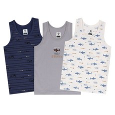 MRKIDS 男孩童鯊魚背心組 3入