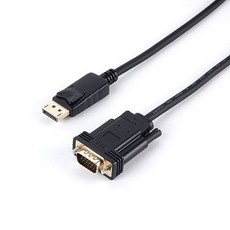 Anyport DP to VGA 連接線, 1m, 單一顏色