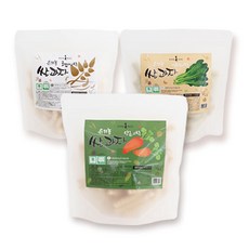 PAPAROO 米糕3件組 40g, 胡蘿蔔+菠菜+糙米口味, 1組