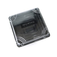 일회용 도시락 XYW-F05 50p + 캘리 맛있게 드세요 라벨 블랙 50p 세트, 1세트