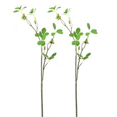 Block Mart 人造樹枝綠葉室內裝飾 2入, 混合色