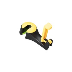 비쉐르 차량용 후크킷 헤드레스트 휴대폰 거치대, 옐로우, 1개