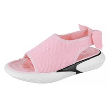 마켓A 여성용 백리본 스포티 쿠션 네트 샌들