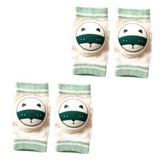 BEBENIZ 韓國學步爬行動物護膝套 均碼, 綠色, 2組