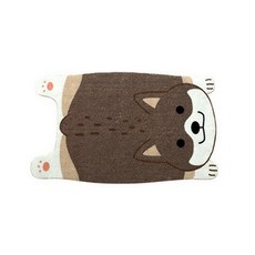 Chopudok卡通狗門墊, 棕色的, 1個