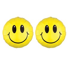 WOW PARTY KOREA 笑臉氣球, 混合色, 2個