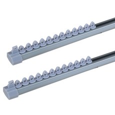 SUNDECO 窗簾軌道 6號 2入, 灰色