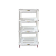 needco Forest立式方形4層浴室層架 隨機出貨, 1個