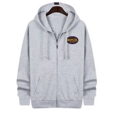 NESPA 紫色地圖特殊棉質連帽拉鍊 SEH_0017