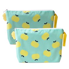 세맘스 식판 파우치 2p, 방수 애플냠냠