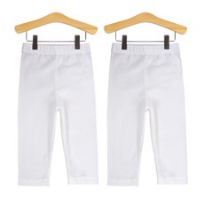 TIFFANYCOCO 兒童夏天彈性棉7分內搭褲 2件