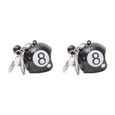 Ants 安全帽設計機車情侶鑰匙圈, 2個, 編號黑