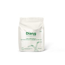 Diang 可生物降解直吸管 PLA 散裝 7mm x 25cm, 300件, 1個