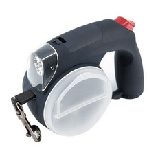 파스텔펫 반려동물 라이트 멀티 자동리드줄, 블랙, 1개