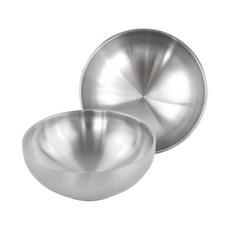 kitchen U 不鏽鋼雙層麵碗, 2個, 單一顏色