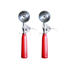 冰淇淋勺 24號, 紅色, 2個