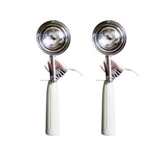 冰淇淋勺 10號, 象牙白, 2個