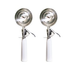 冰淇淋勺 6號, 白色, 2個