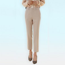 진마니아 여성용 매직 기본 슬림핏 스판 슬랙스 WJL-011