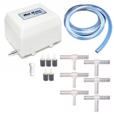 SUAQUA Yeongnam Browa 氣泵 YP-15A + 空氣軟管 + Wang Wang T 3p + Wang So T 3p + Stopper + Kongdol 5p 套組, 1組