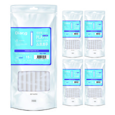 Diang 可生物分解一次性冰沙用吸管 21cm, 15入, 5個