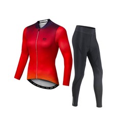 Bike Lab 女性自行車長袖上下套裝 XFLJS003