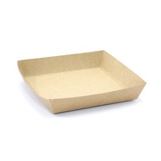 牛皮紙托盤 KS-8 500p + 直串串 500p 套組, 1套