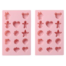 Owen Lucy 冰塊模具, 粉紅色, 2個