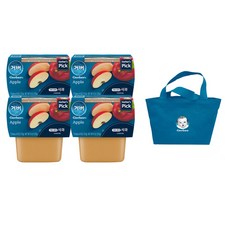 거버 퓨레 사과 226g x 4p +에코백, 사과맛, 1세트