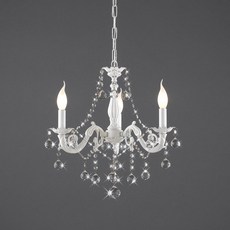 Insta Lighting Dolce 3 燈吊燈, 白色的