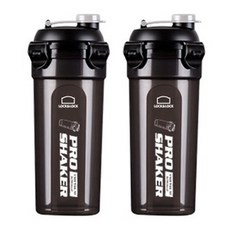 LocknLock Tritan Pro Shaker 2p, 黑色的, 690毫升, 2個