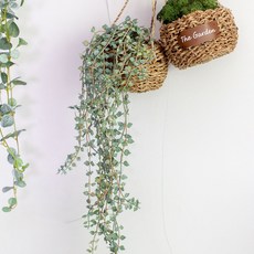 Artifati 人造柳葉藤藤吊壺套組, 深綠色, 1套