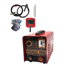 Starmax 直流逆變焊機+支架線 5m+地線 3m+背手套+手動棉+焊條鐵 3p+不銹鋼 2p 套組, SM-200E