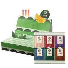 오설록 티 케이크 세트, 차 6종, 1세트