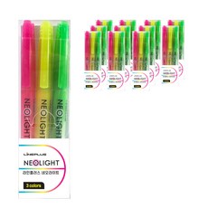 LINEPLUS Neolight 熒光筆套組 3, 混色, 12套