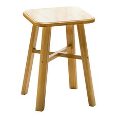 가팡 원목 스툴 대형 사각 400, 1개