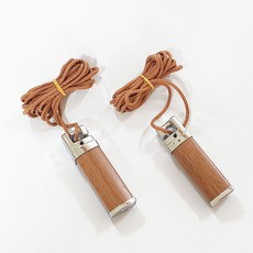 G&G 木質百葉窗零件 把手 3.1 x 10.9 cm 2入 + 把手墜飾 145cm 2入, 棕色, 1套