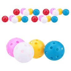 塑料練習高爾夫球, 4가지 색상이 포함된