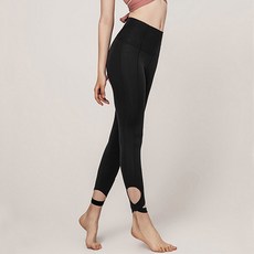 TheSirup 女款3D透氣綁帶瑜珈緊身褲