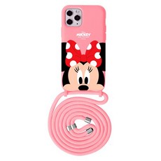 迪士尼頭像掛繩軟手機殼