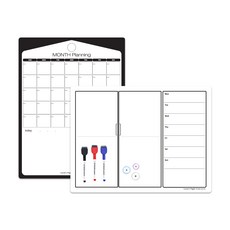 마그피아 유리용 스케줄보드 세트 S6 + 보드마카펜 3종 + 버튼형 자석홀더 3p 랜덤발송