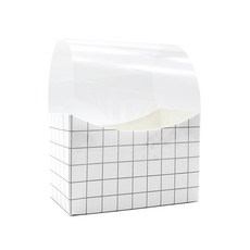 格紋塗層三明治託盤 100入 + OPP蓋 100入, 1套